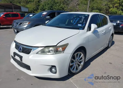 2012 Lexus Ct 200H Premium из США, поврежденный, VIN JTHKD5BH7C2086640